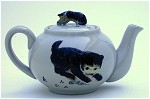 Cat Teapot with Cat Mug