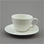 Teacup and Saucer White