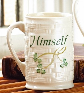 Belleek I've Got Irish Roots Mug